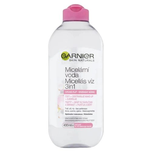 Garnier SN Micellás víz 400ml 3in1 Rózsaszín Sensitive