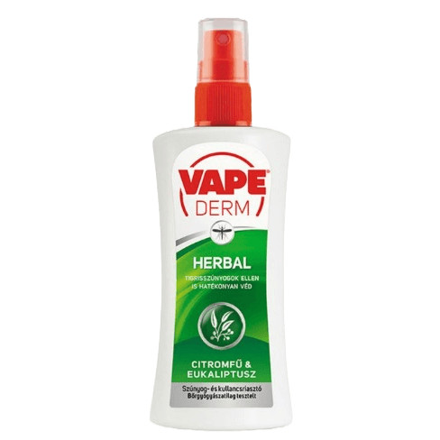 Vape Derm Herbal szúnyog és kullancsriasztó pumpás spray 100ml