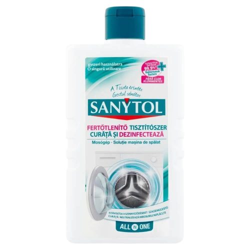 Sanytol Fertőtlenítő mosógéptisztító 250ml