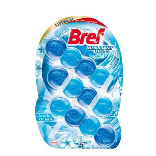 Bref Brilliant Gél 3x42g Arctic Ocean