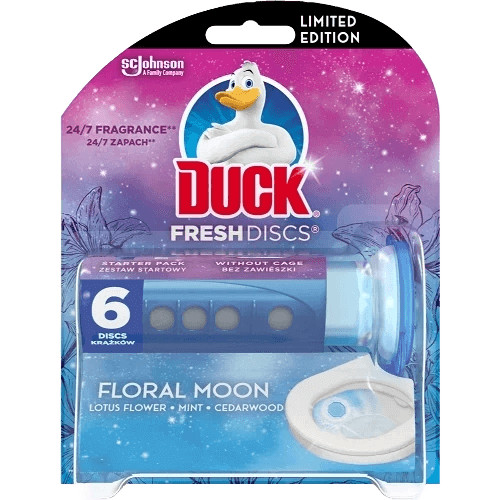 Duck Fresh wc korong 6db Floral Moon