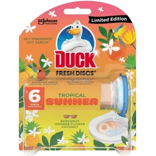 Duck Fresh wc korong 6db Tropical Summer