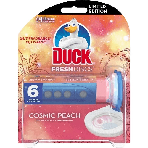 Duck Fresh wc korong 6db Cosmic Peach