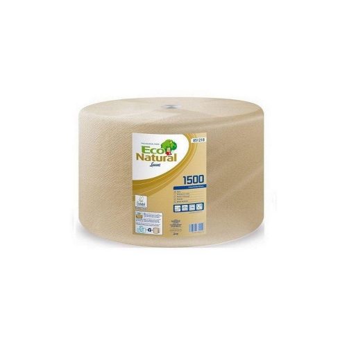 Lucart ECO Natural Ipari törlő, 2 rétegű, 1500lap, 1 tekercs/zsugor, 48 zsugor/raklap