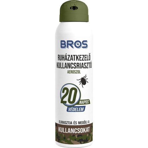 Bros Ruházatkezelő kullancsirtó/riasztó aeroszol 90ml